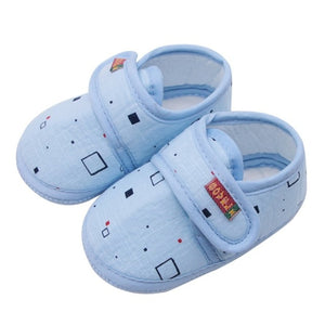 Baby Shoes I Love PaPa&MaMa Letter Printed Soft Bottom Footwear Heart-shaped 0-18M Newborn First walker