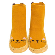 Load image into Gallery viewer, Baby Shoes Children Infant Cartoon Animal Thick Warm Socks Baby Gift Kids Indoor Floor Leather Sole Non-Slip Thick Towel Bebe