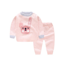 Load image into Gallery viewer, Newborn Girl Sweater Tops + Pants Children Clothing Sets Autumn Baby Outfit Set Girl Tracksuit Boys Knitted Suit Kid Clothes