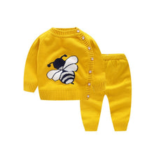 Load image into Gallery viewer, Newborn Girl Sweater Tops + Pants Children Clothing Sets Autumn Baby Outfit Set Girl Tracksuit Boys Knitted Suit Kid Clothes