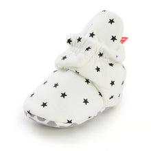 Load image into Gallery viewer, Newborn Baby Socks Shoes Boy Girl Star Toddler First Walkers Booties Cotton Comfort Soft Anti-slip Warm Infant Crib Shoes