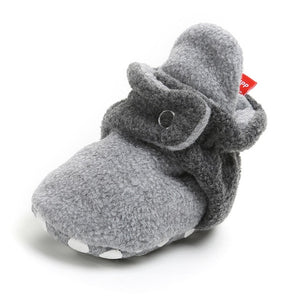 Newborn Baby Socks Shoes Boy Girl Star Toddler First Walkers Booties Cotton Comfort Soft Anti-slip Warm Infant Crib Shoes