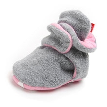 Load image into Gallery viewer, Newborn Baby Socks Shoes Boy Girl Star Toddler First Walkers Booties Cotton Comfort Soft Anti-slip Warm Infant Crib Shoes