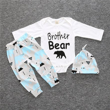 Load image into Gallery viewer, 3 pcs/set 2019 Autumn children&#39;s clothing newborn girls&#39; clothing sets cotton long-sleeved T-shirt+pants+headband clothes SY184