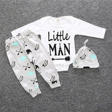 Load image into Gallery viewer, 3 pcs/set 2019 Autumn children&#39;s clothing newborn girls&#39; clothing sets cotton long-sleeved T-shirt+pants+headband clothes SY184