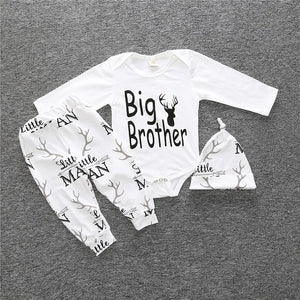 3 pcs/set 2019 Autumn children's clothing newborn girls' clothing sets cotton long-sleeved T-shirt+pants+headband clothes SY184