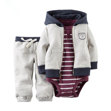 Load image into Gallery viewer, Babies Clothes Boys&#39; and Girls&#39; Long-sleeved Hat-jacket and Trousers Infant Clothing Baby Newborn Outfit Suit Toddler Fashion