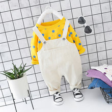 Load image into Gallery viewer, New Baby Girl Roupa Infantil Girls'point Long Sleeve Two-piece Jean Trousers Boys' Autumn Suit Boy Xmas Gift Childrens Clothing