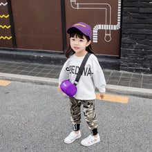 Load image into Gallery viewer, New Baby Girls' Camouflage Fashion Suit Autumn Sweater Children Leisure Trousers Camo Long Sleeve Shirt Two Piece Clothing Suit