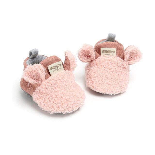 Winter Baby Shoes Thicken Warm Fashion Cartoon Baby Girl Shoes First Walkers Soft Boys Girls Shoes Prewalker