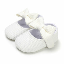 Load image into Gallery viewer, Newborn Baby Girls Shoes Pram Princess Soft Shoes with Knot-Bow  First Walkers