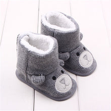 Load image into Gallery viewer, Baby Winter Boots Infant Toddler Newborn Cartoon Bear Shoes Girls Boys First Walkers Super Keep Warm Snowfield Booties Boot