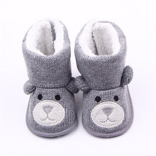 Load image into Gallery viewer, Baby Winter Boots Infant Toddler Newborn Cartoon Bear Shoes Girls Boys First Walkers Super Keep Warm Snowfield Booties Boot