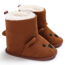 Load image into Gallery viewer, Baby Winter Boots Infant Toddler Newborn Cartoon Bear Shoes Girls Boys First Walkers Super Keep Warm Snowfield Booties Boot