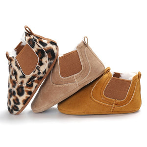 2019 Baby PU Leather Shoes toddler moccasins leopard print baby shoe Non-slip first walkers shoes for newborn boys girls