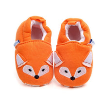 Load image into Gallery viewer, Newborn Baby Shoes First Walker Girls Boy Shoes Cartoon Animals Cotton Crib Shoe Toddler Soft Sole Anti-slip Baby Infant Shoes