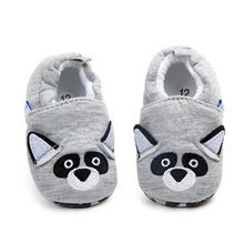 Load image into Gallery viewer, Newborn Baby Shoes First Walker Girls Boy Shoes Cartoon Animals Cotton Crib Shoe Toddler Soft Sole Anti-slip Baby Infant Shoes