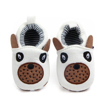 Load image into Gallery viewer, Newborn Baby Shoes First Walker Girls Boy Shoes Cartoon Animals Cotton Crib Shoe Toddler Soft Sole Anti-slip Baby Infant Shoes