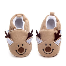 Load image into Gallery viewer, Newborn Baby Shoes First Walker Girls Boy Shoes Cartoon Animals Cotton Crib Shoe Toddler Soft Sole Anti-slip Baby Infant Shoes