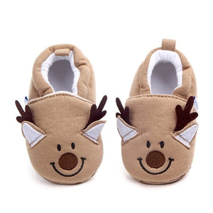 Newborn Baby Shoes First Walker Girls Boy Shoes Cartoon Animals Cotton Crib Shoe Toddler Soft Sole Anti-slip Baby Infant Shoes