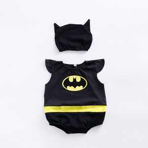 2018 Newborn Baby boy girl Cotton rompers set baby boys' clothing + hat Dragon Ball outifts Summer sleeveless jumpsuits