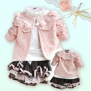 Anlencool 2019 New Spring Roupas Meninos Free Shipping Children Suit Girls' Suits Korean Skirt Baby Clothing Girls Clothes Set